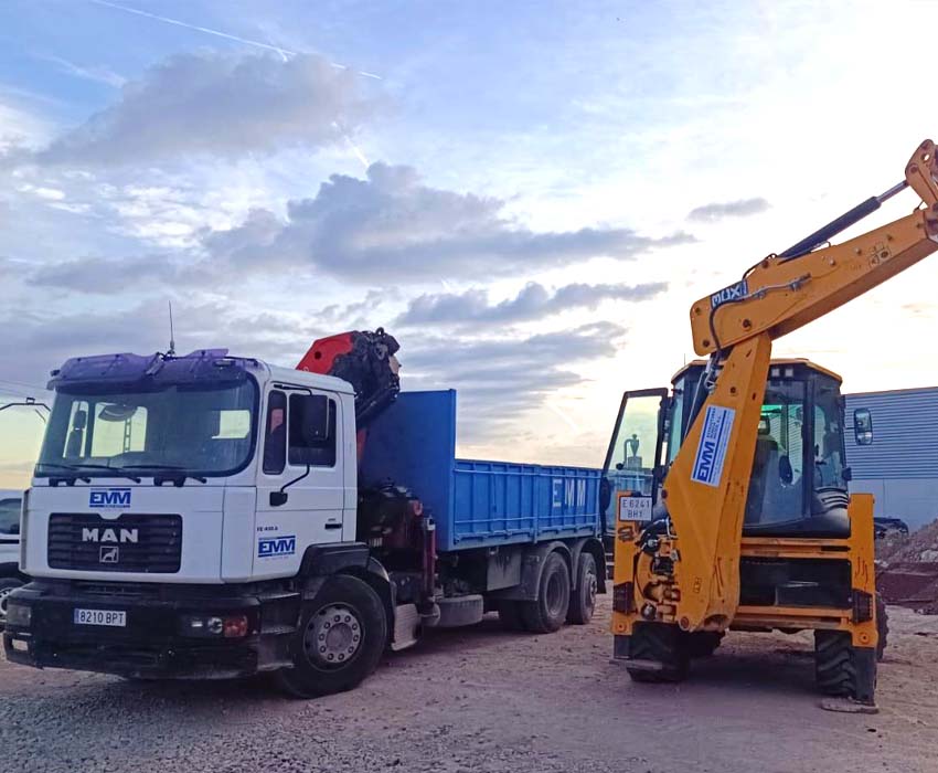 ENCOFRADOS MURCIA MATEO obra civil, excavación, transporte y servicios auxiliares, maquinaria